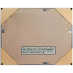 22" x 28" Non-Beveled Brushed Nickel Wall Mirror - Modern Rectangle, Includes Mounting Hardware - Image 5