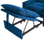 3-in-1 Convertible Sleeper Sofa Chair with Adjustable Backrest & Cup Holder - Image 16