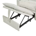 3-in-1 Convertible Sleeper Sofa Chair with Adjustable Backrest & Cup Holder - Image 7