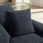 Oversized Chaise Lounge Chair with Ottoman and Pillows - Image 5