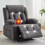 Manual Recliner Chair with Rocking Motion, Massage and Heat - Image 13