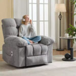 Rocking Recliner Chair with Massage and Heat Function, 2 Side Pockets - Image 15