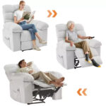 Rocking Recliner Chair with Massage and Heat Function, 2 Side Pockets - Image 2