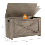 30-Inch Flip-Top Storage Chest with Safety Hinges - Image 15