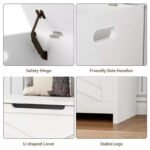 30-Inch Flip-Top Storage Chest with Safety Hinges - Image 4