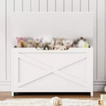 30-Inch Flip-Top Storage Chest with Safety Hinges - Image 6