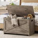 30-Inch Flip-Top Storage Chest with Safety Hinges - Image 13