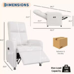 Electric Power Recliner Chair with Massage and Heat Function - Image 18