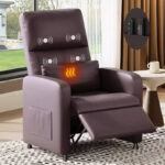 Electric Power Recliner Chair with Massage and Heat Function