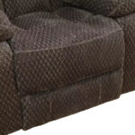 Manual Recliner Chair, Non-Pilling Breathable Fabric Reclining Chair with Adjustable Backrest for Living Room, Brown - Image 6