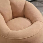 Foam Filled Bean Bag Chair with Foot Stool - Image 12