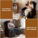 Power Lift Recliner Chair with Massage and Heat, PU Leather Single Sofa for Living Room - Image 20