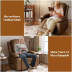 Power Lift Recliner Chair with Massage and Heat, PU Leather Single Sofa for Living Room - Image 34