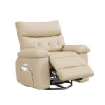 PU Leather Power Lift Recliner Chair with Cup Holders and Adjustable Backrest - Image 2