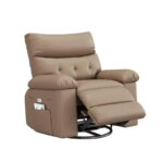 PU Leather Power Lift Recliner Chair with Cup Holders and Adjustable Backrest - Image 33