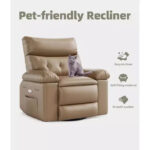 Manual Recliner Rocking Chair with Massage and Heating Function - Image 10