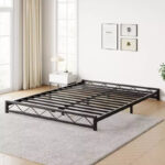 Metal Platform Bed Frame with Steel Slat Support - Easy Assembly - Image 5