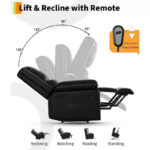 Electric Recliner Sofa with Massage and Lumbar Heating - Image 5