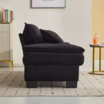 Corduroy Sofa Sleeper Loveseat with Pillows - Image 16