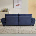 Corduroy Sofa Sleeper Loveseat with Pillows - Image 25