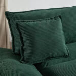 Corduroy Sofa Sleeper Loveseat with Pillows - Image 48