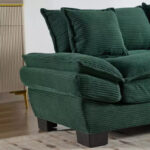 Corduroy Sofa Sleeper Loveseat with Pillows - Image 49