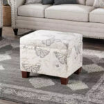 Upholstered Storage Ottoman with Hidden Storage