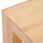 Rectangular Coffee Table with Bottom Shelf, 48" x 24" - Image 4