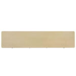 2-Drawer Console Table with Open Shelf – Natural Finish - Image 5