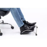 Tilting Footrest Under Desk | Ergonomic Adjustable Office Foot Rest | Large Platform - Image 3